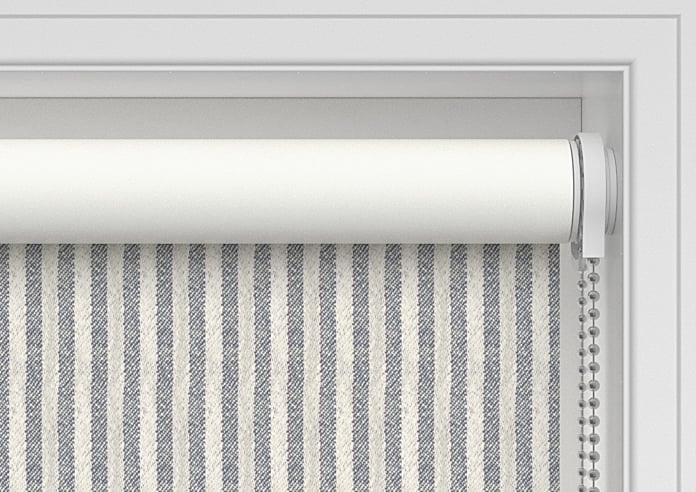 Emily Bond Oscar Stripe, Indigo - Twist&Fit Roller Blind - Image 10